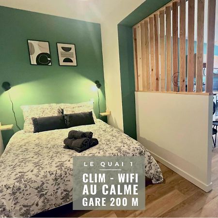 Le Quai 1 - Spacieux Studio Neuf Calme - Clim - Wifi - Gare A 200M Agen Exterior foto